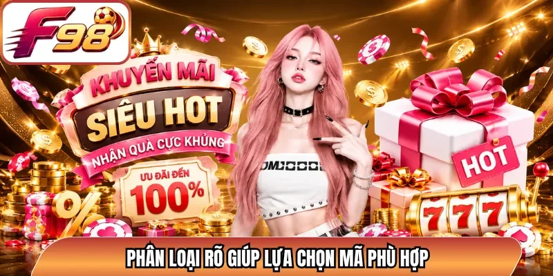 Phân loại rõ giúp lựa chọn mã phù hợp