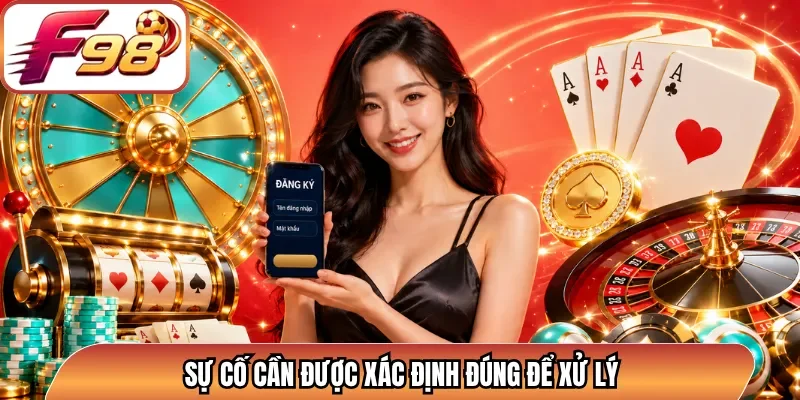 Sự cố cần được xác định đúng để xử lý