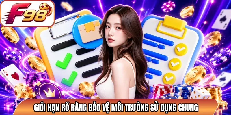 Giới hạn rõ ràng bảo vệ môi trường sử dụng chung