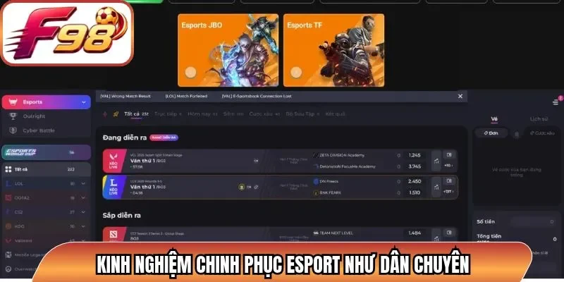 Kinh nghiệm chinh phục Esport như dân chuyên