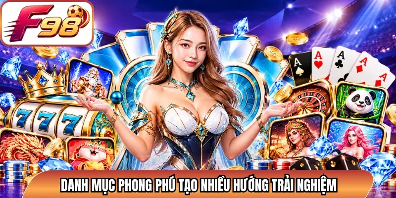 Danh mục phong phú tạo nhiều hướng trải nghiệm