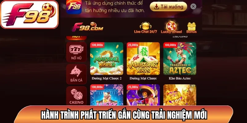 Hành trình phát triển gắn cùng trải nghiệm mới