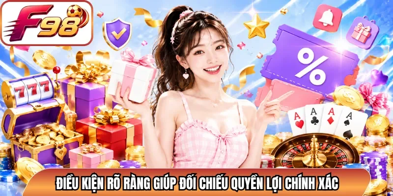 Điều kiện rõ ràng giúp đối chiếu quyền lợi chính xác
