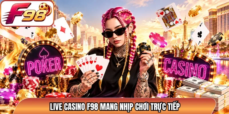 Live casino F98 mang nhịp chơi trực tiếp