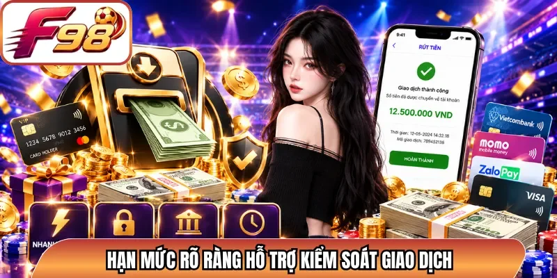 Hạn mức rõ ràng hỗ trợ kiểm soát giao dịch